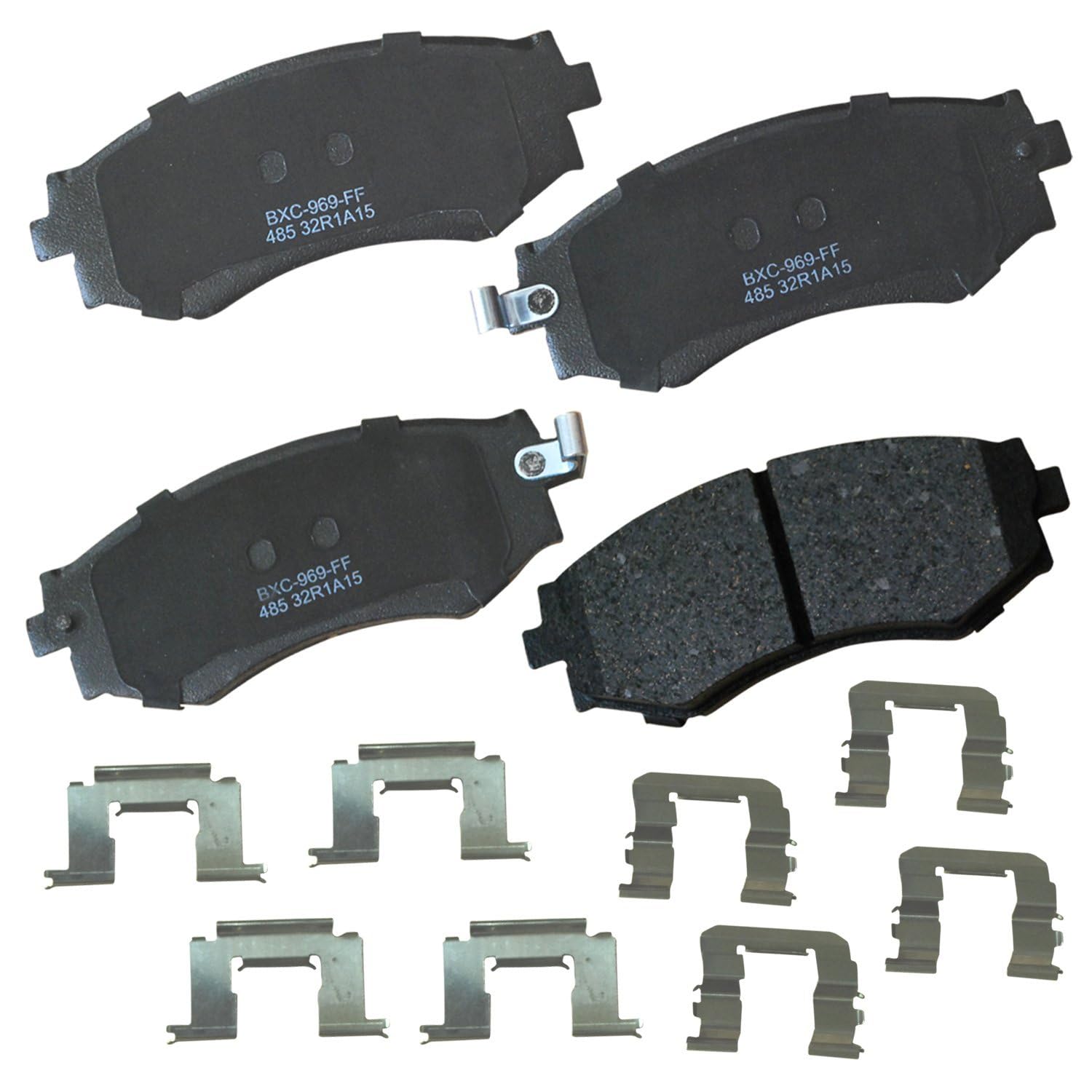 Bendix Premium SBC485 Ceramic Front Brake Pads for INFINITI G20 1996-1991, Nissan 240SX 1994-1989, 240SX 1998-1997, Axxess 1995-1990, Sentra 2006-2000, Stanza 1992-1990