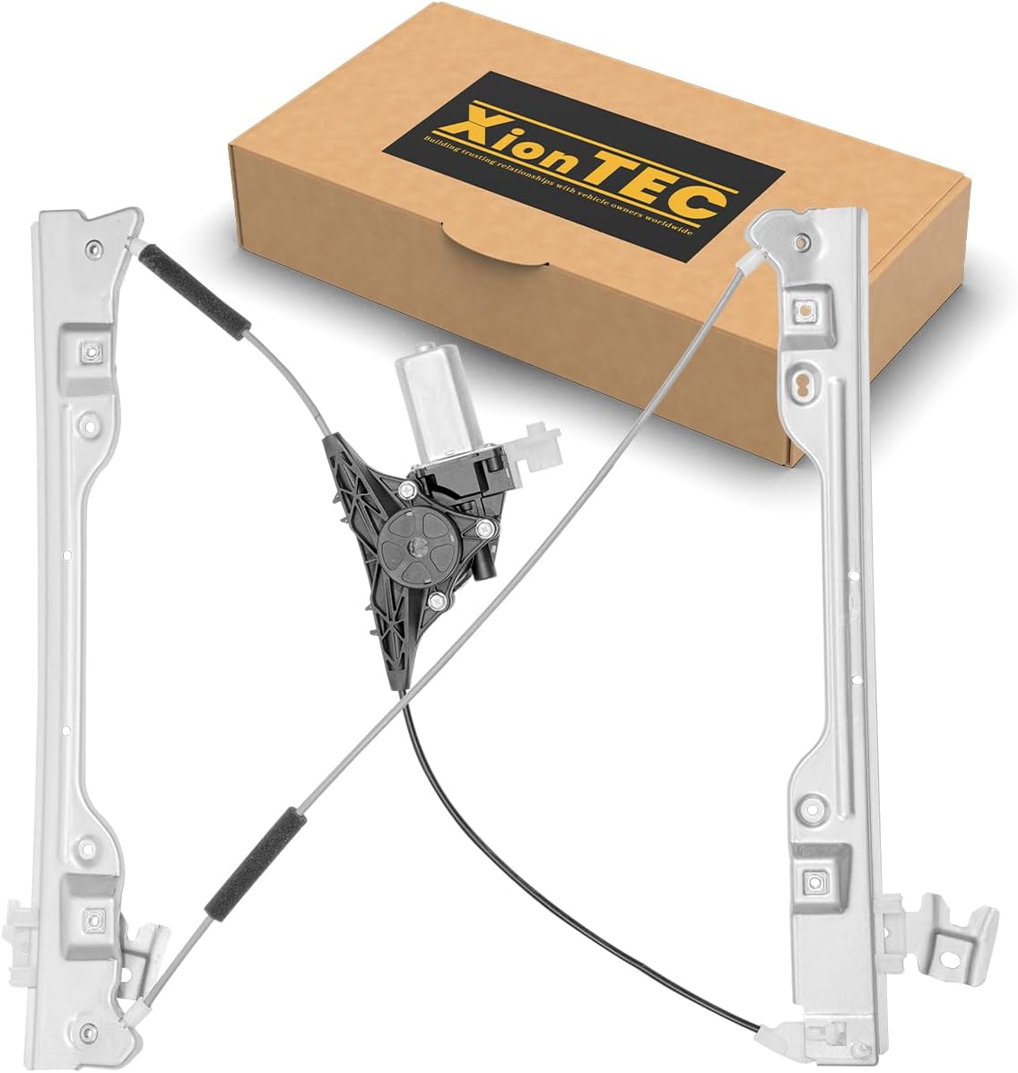 Power Window Regulator with Motor Front Driver Side Compatible with Nissan Altima 2007 2008 2009 2010 2011 2012 Sedan with Auto-Up, Replaces# 80721-JA000, 80730-EG000