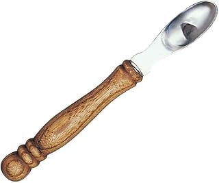 Spill-Stop 1025-0 Lemon Lime Peeler, Manual Vegetable Peeler, 6-1/2" Hardwood Handle, Stainless Steel, Durable Bar Tool for Cocktails and Garnishes, Pack of 12