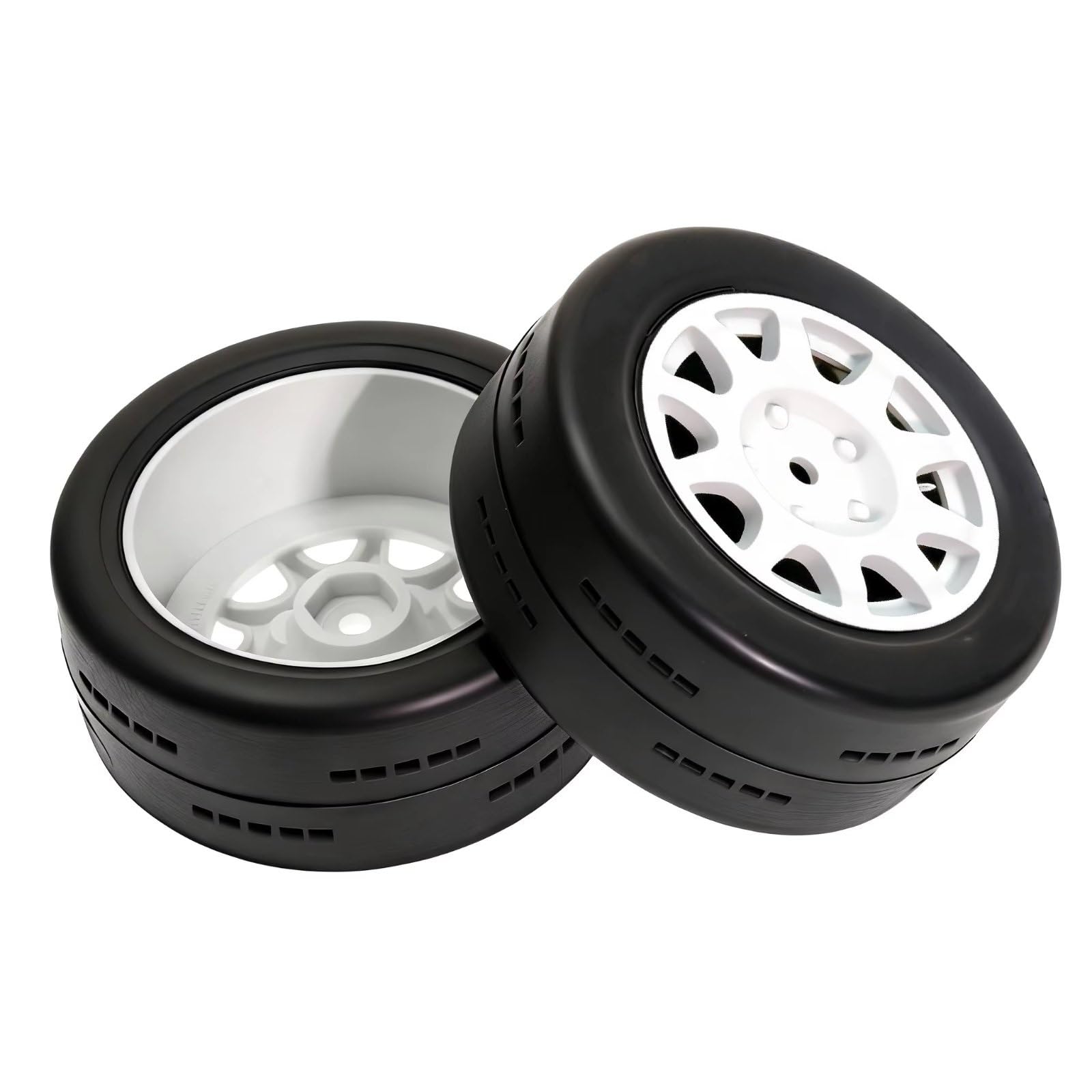 para HPI WR8 para HSP CNE DRX para Carisma para Kyosho para Tamiya para MJX 1/8-1/9 RC Piezas Coche Neumáticos Derrape para Rally Neumáticos Goma Hexagonal 12mm Piezas para RC