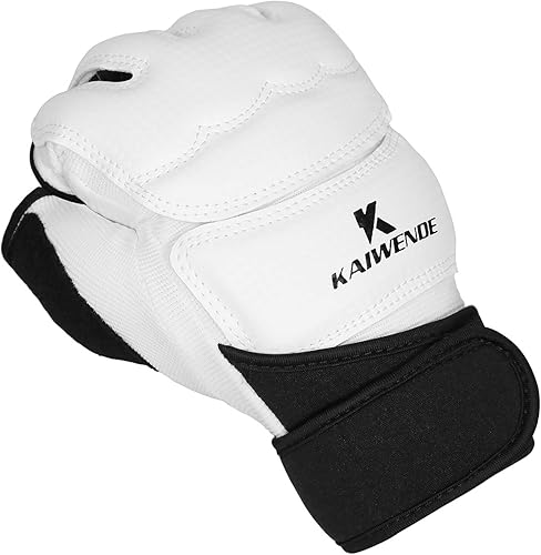 Miniatura 10 de Guantes de kickboxing de medio dedo, también aptos para entrenamiento de entrenamiento ligero, Muay Thai, artes marciales (karav MAGA), karate,