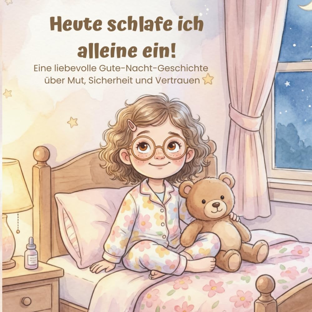 Heute schlafe ich alleine ein!: Eine liebevolle Gute-Nacht-Geschichte über Mut, Sicherheit und Vertrauen