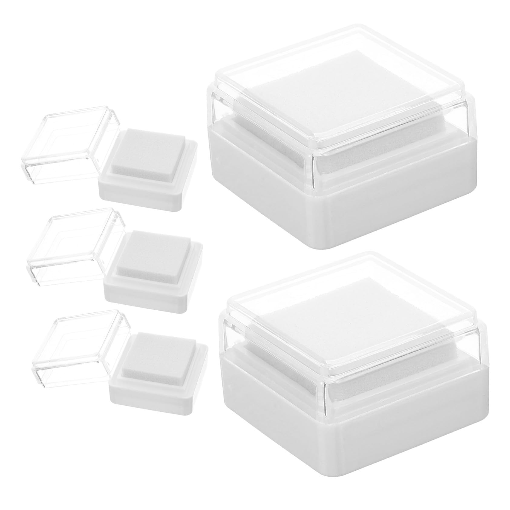 25 Piezas Almohadilla De Tinta Almohadillas De Tinta Diy Para Huellas Dactilares Almohadillas De Tinta Lavables Almohadillas Para Sellos Artesanales De Bricolaje Esponja SHINEOFI