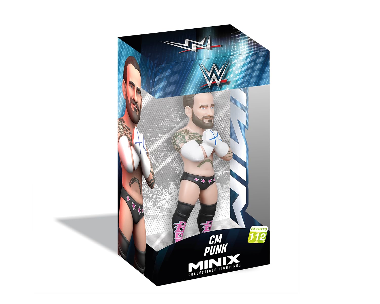 MINIX - Sports #112 - WWE - cm Punk - Collectible Figure 12 cm