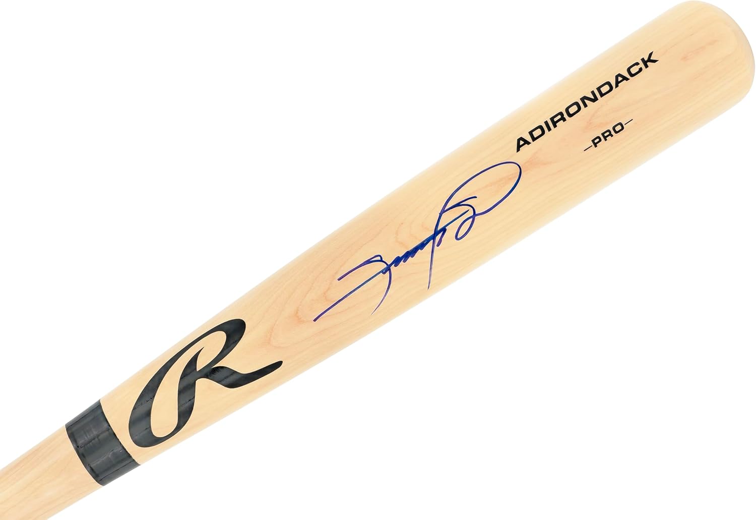 Sammy Sosa Autographed Blonde Rawlings Adirondack Pro Baseball Bat Chicago Beckett BAS Witness Stock #235462