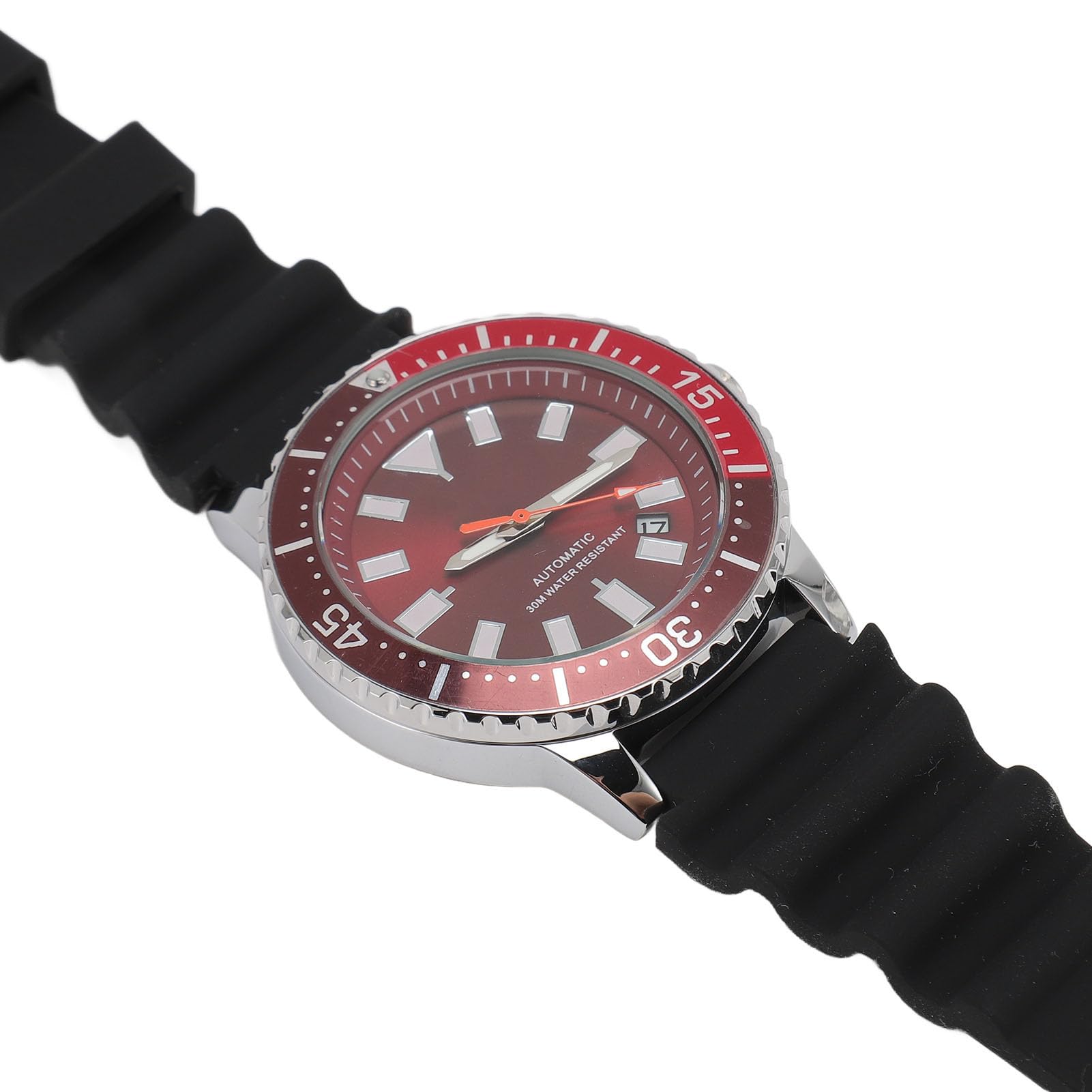 Reloj cronógrafo para hombre, analógico, luminoso, de aleación, con esfera grande, resistente a los arañazos, de lujo, para correr, deportes, pesca