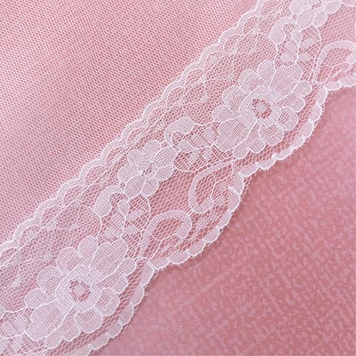 Image of XiDi Curtains for Bedroom Decor, Rainbow Pink-Grey-34-45