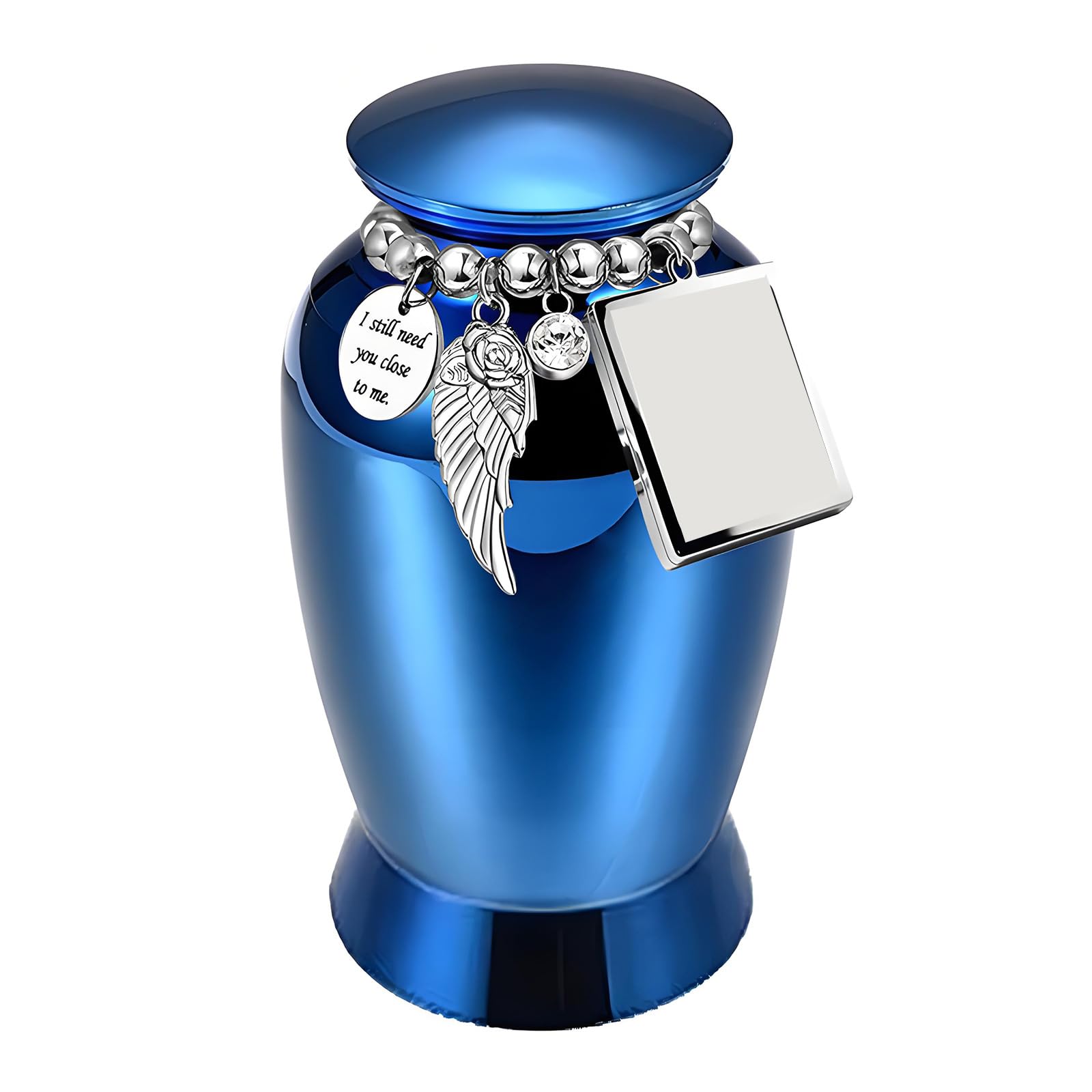 Hredyqw Memorial Cremation Urn Jewelry Pet Cremation Jewelry Ashes Casket Creative Pet Urn Casket