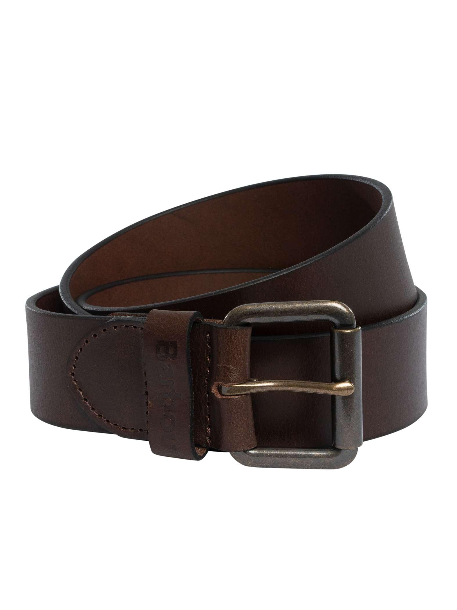 Barbour Unisex Allanton Leather Belt Brown Br51 L 39W-44W