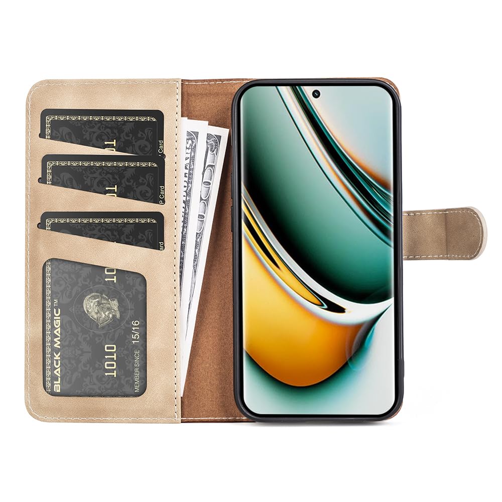 Funda Libro Realme 11 Pro/11 Pro+ 5G - Cuero PU Con Ranuras Para Tarjetas Y Soporte - Negro