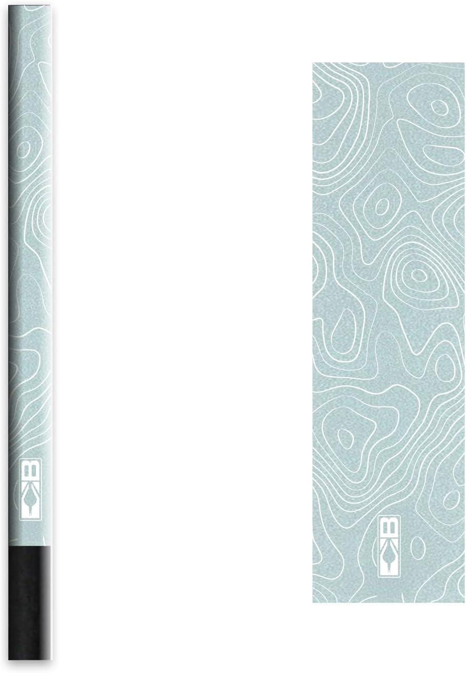 4" Topographical Arrow Wraps, Small, White Reflective