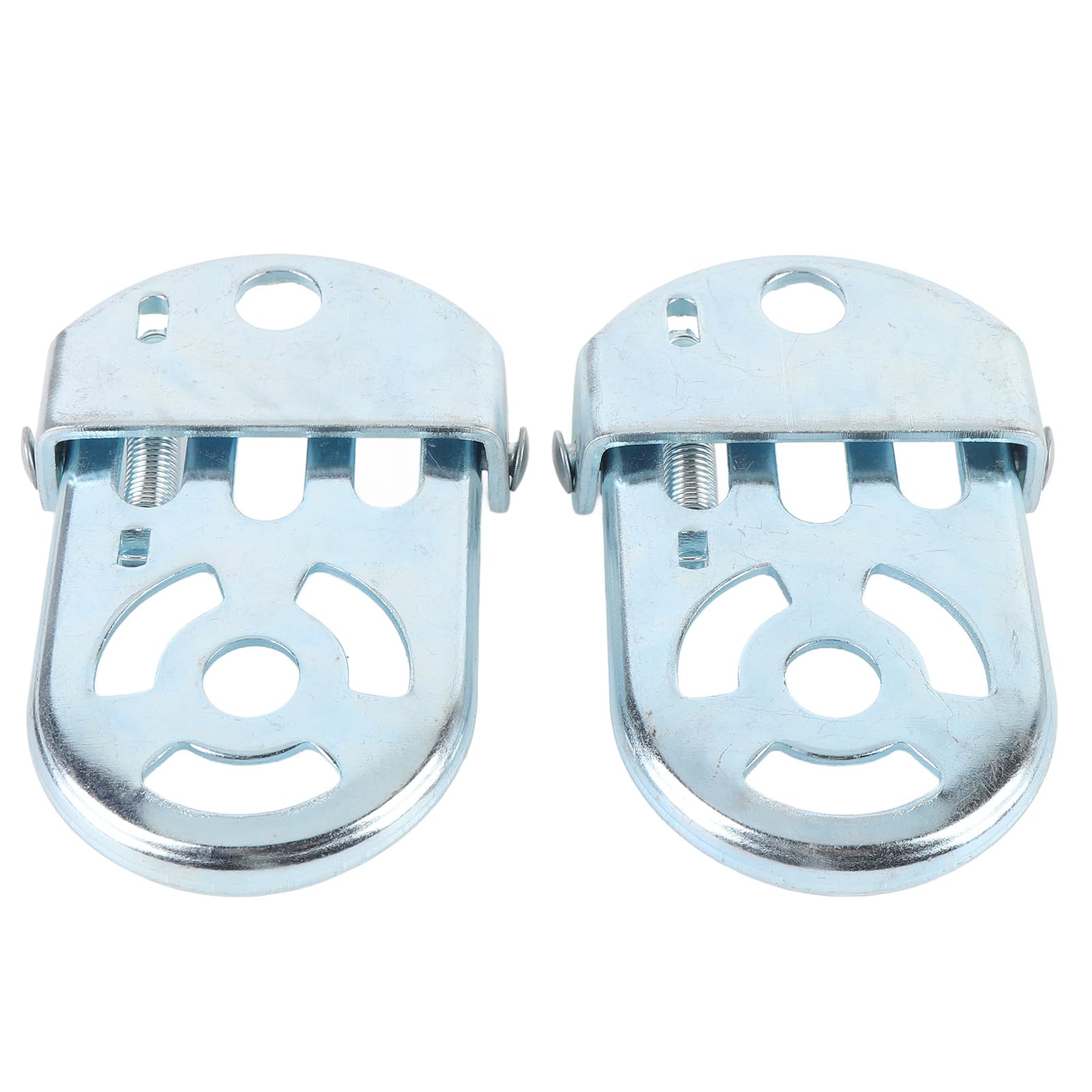 Bike Rear Foot Pegs, Ergonomic Easy to Install Folding Rear Footrests Space Saving Manganese Steel Foot Plates Pedals for Mountain Bikes