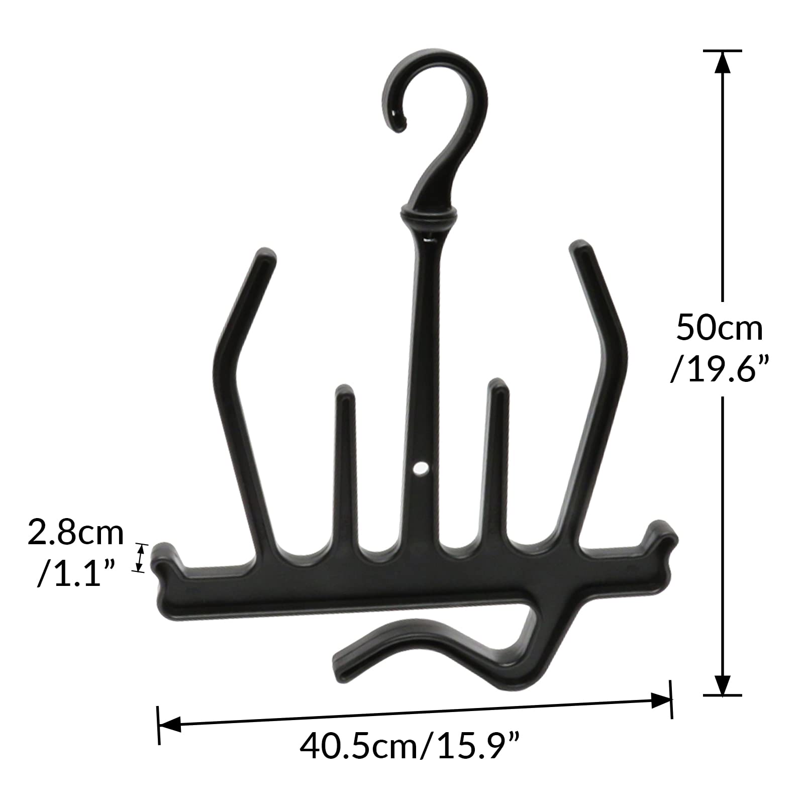 Harilla Cintre de Pivotant Trocknuit avec Crochets Extensible 360 Rotation Séchage pour Accessoires de Camping en Néoprène