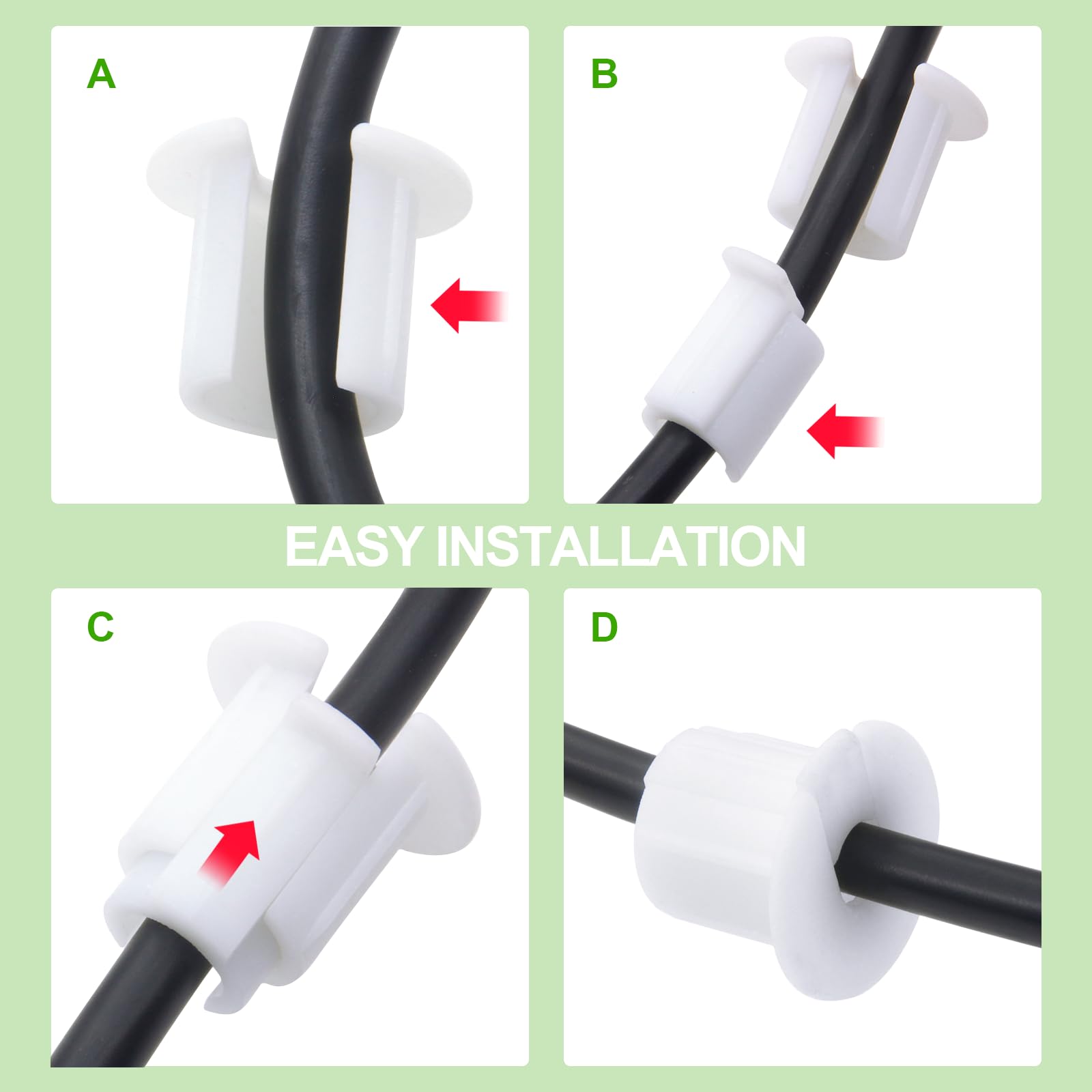 Snapklik.com : CATOSUM 3/4 Inch Premium Wall Bushing For Dishy Ethernet ...