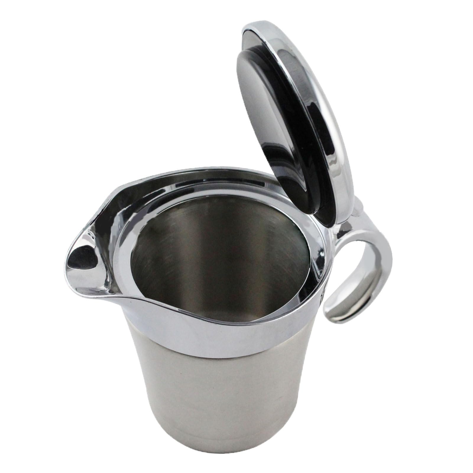 Tsophreniq Insulated Gravy and Sauces Serving Pots Stainless Steel Sauce Pots Double Insulation Gravy Serving for Dining Thermal
