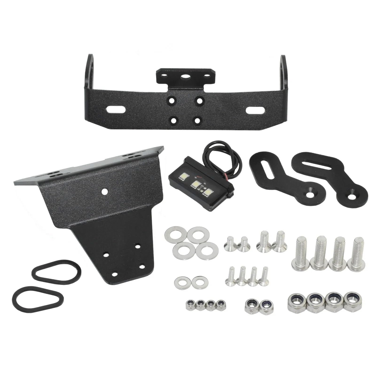 Portatarga Con Luce LED Per Y&amaha XJ-6 XJ6 XJ6N XJ6F Diversion FZ6R FZ-6R 09-17