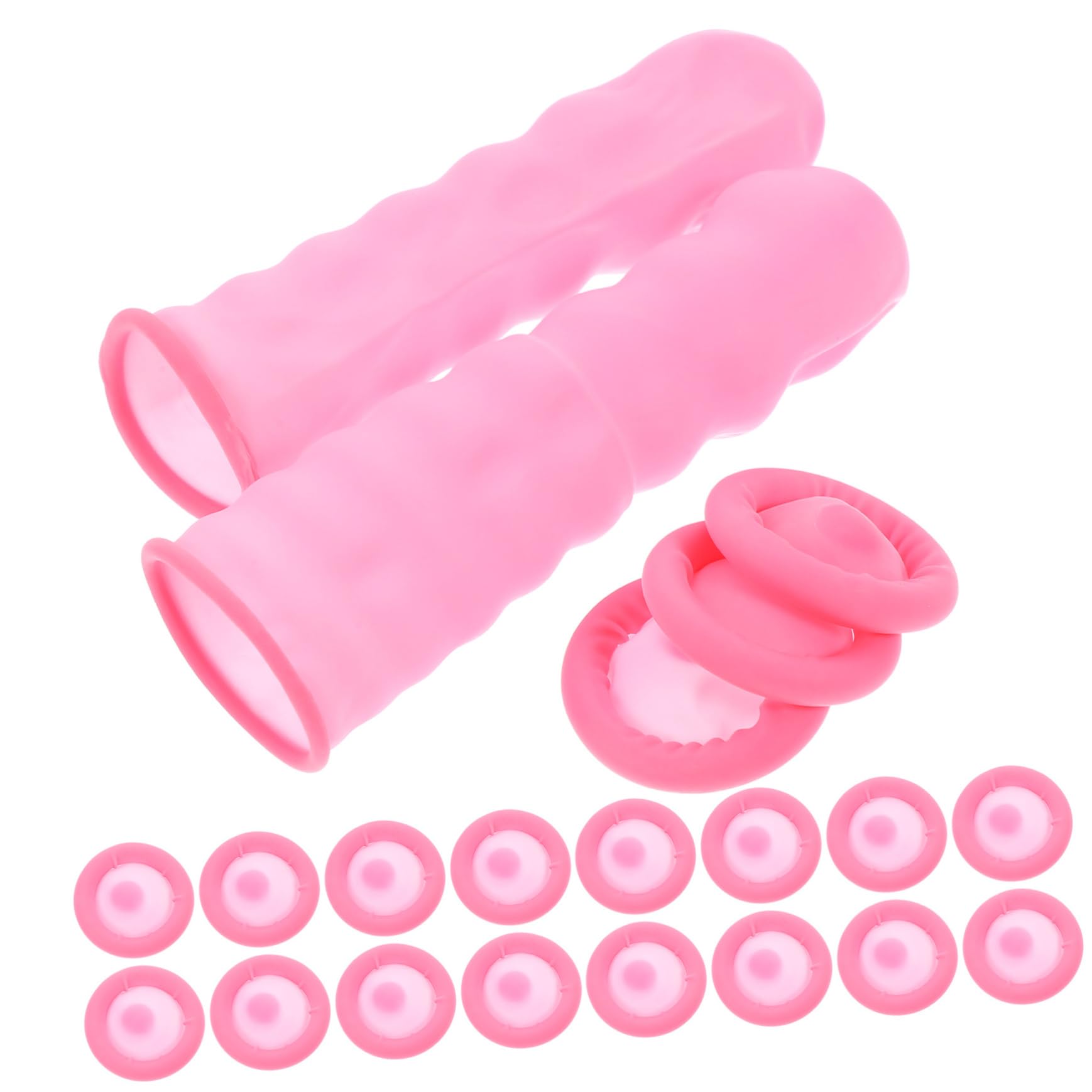 POPETPOP 100pcs Finger Covers Industrial Grade Latex Anti-wear and Comfortable for Finger Pain Relief Daily Protection