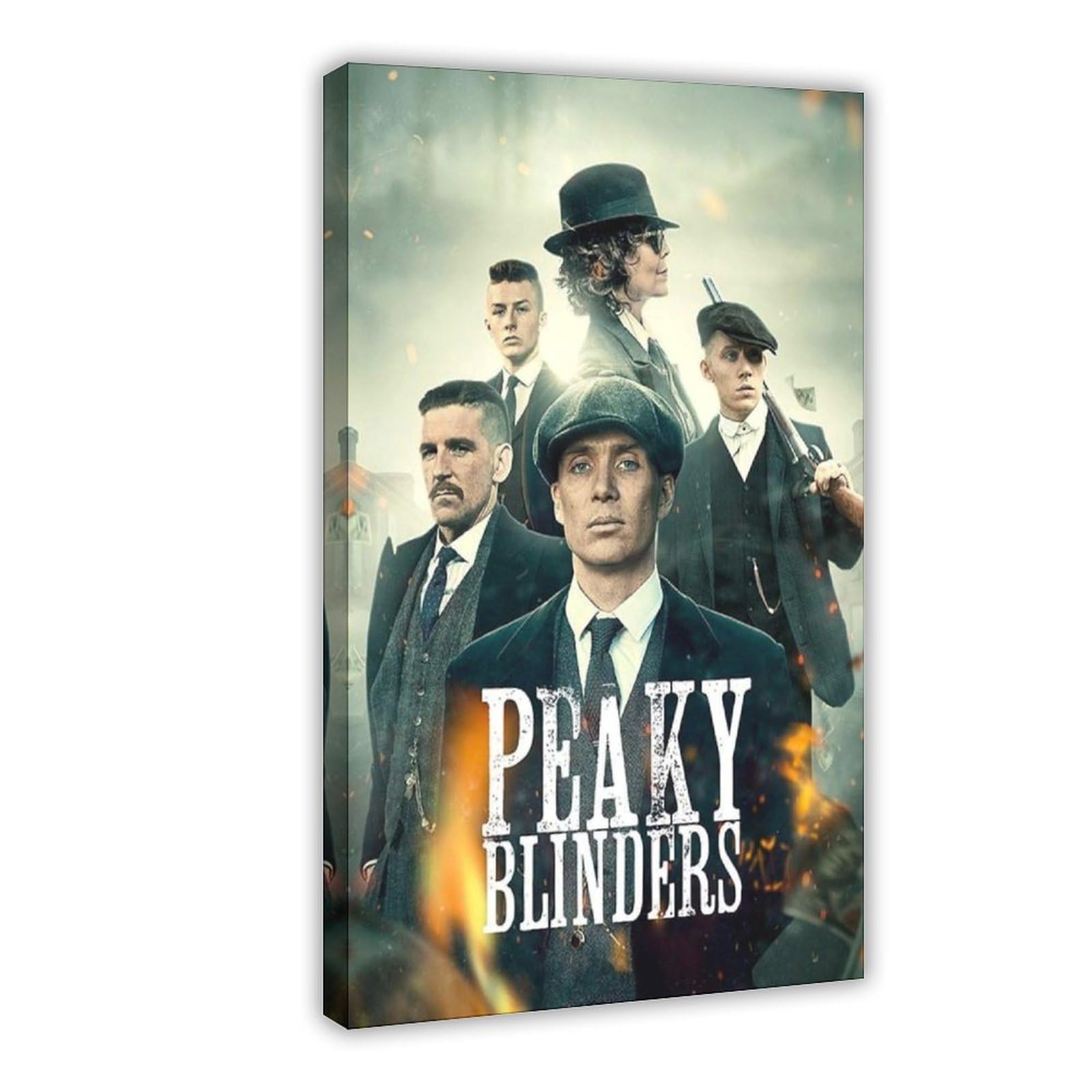 SFQQE Peaky Blinders Movie Poster Canvas Poster Wall Art Decor Print Picture Paintings for Living Room Bedroom Decoration 12x18inch(30x45cm)