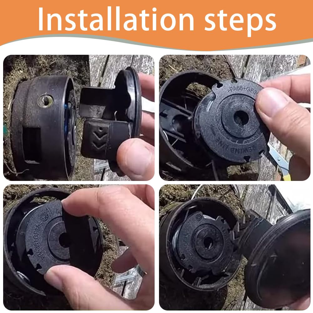 3er Set Rasentrimmer Fadenspulen - Passt Perfekt Für Bosch ART 24, 27, 30 & 30-36 LI