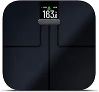 Garmin Índice S2, balança inteligente com conectividade sem fio, medida de gordura corporal, músculo, massa óssea,% de água corporal e mais, preto (010-02294-02)