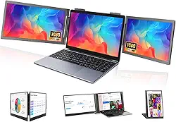 Extensor de Tela para Notebook com FHD IPS 14', 1920 X 1080 Monitor Portatil, Extensor de Tela Portátil, Extensor para Mac/Windows, Monitor Portátil, Compatível Apenas com Interface Tipo C
