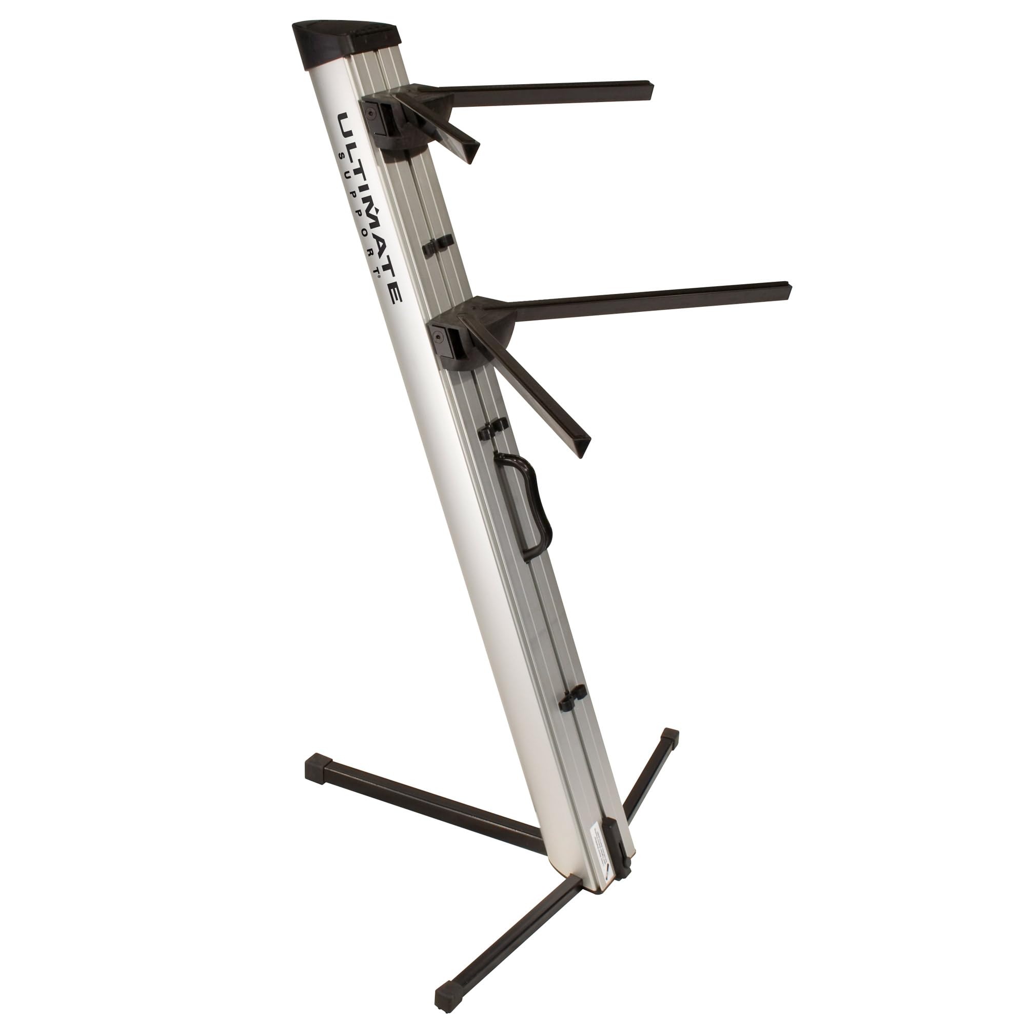 Ultimate Support Apex Serie - Soporte para 2 teclados (portátil), color plateado (B0077QT09M)