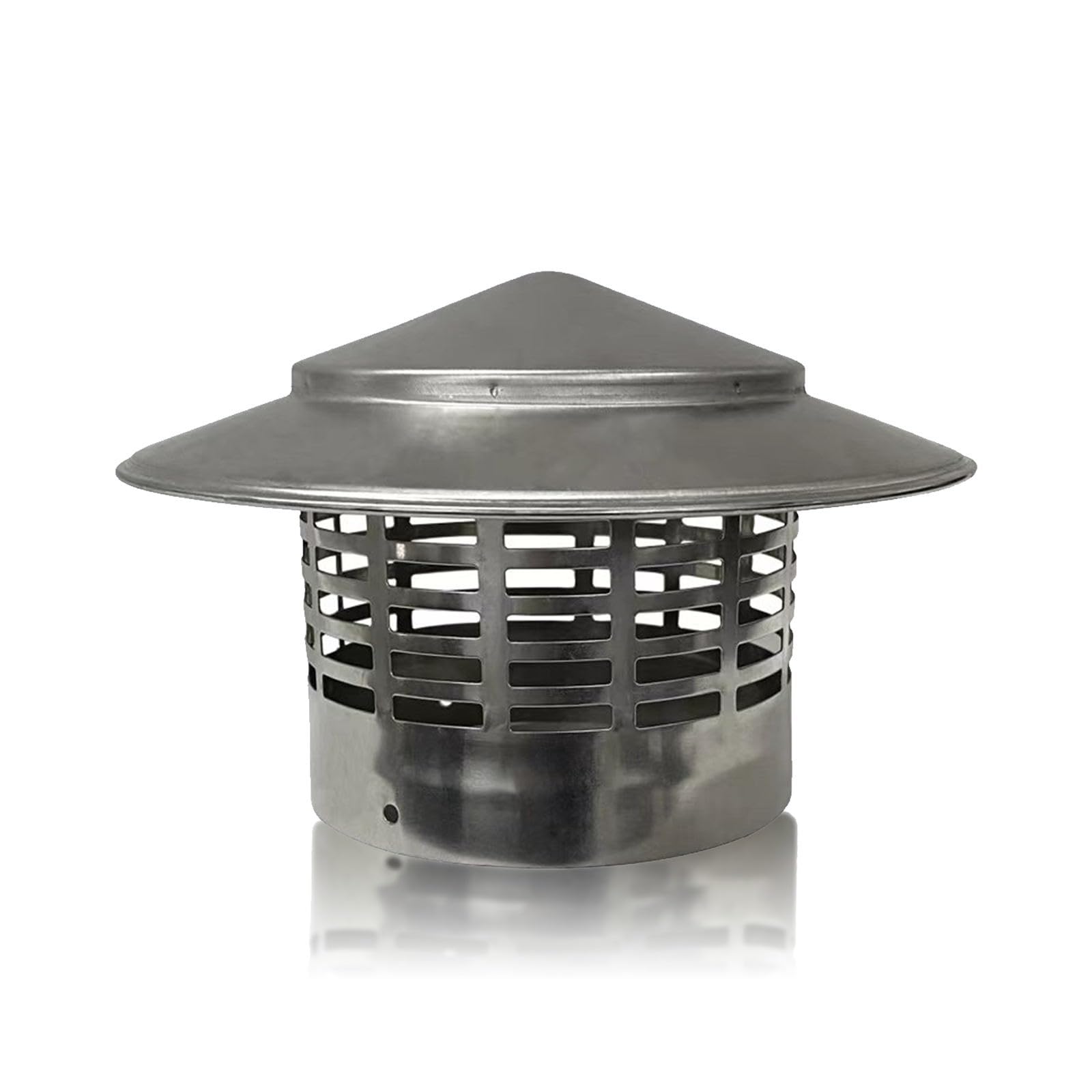 Cappello Per Camino, Terminale Canna Fumaria Acciaio Inox, Cappello A Canna Fumaria, Può Proteggere Da Pioggia E Neve E Anche Da Uccelli Ratti Facile Da Installare(300mm (11.81 in))