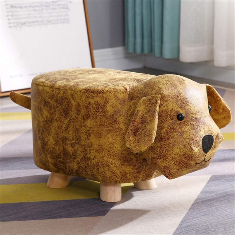 Animal Footstool, Foot Stools and Pouffes Wooden Stools for Adults