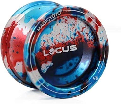 Miniatura 3 de MAGICYOYO Locus V6 - Yoyó sensible de aluminio ideal para principiantes negro rosa azul