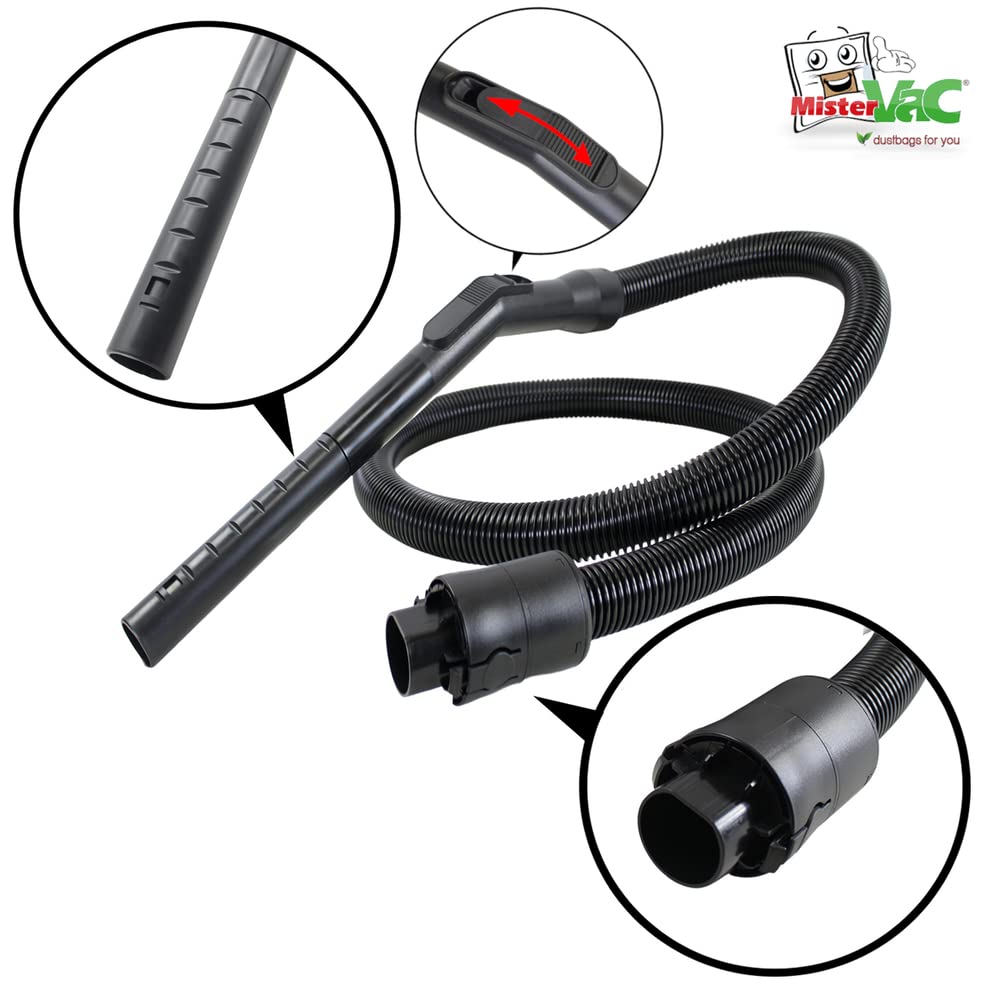 MisterVac Kit Riparazione Tubo Aspirapolvere TubeFix | 2 Raccordi, Compatibile Con Tubi Ø 32-35mm, Per Siemens VS63A11/09 E Simili - 4