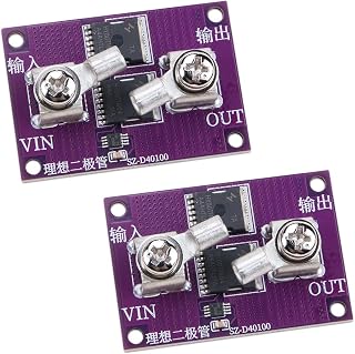 KOOBOOK 2Pcs 60A Solar Panel Diode Module Ultimate No Voltage Limitation Anti-Reverse Backfeed Protection Board for Solar Energy Systems