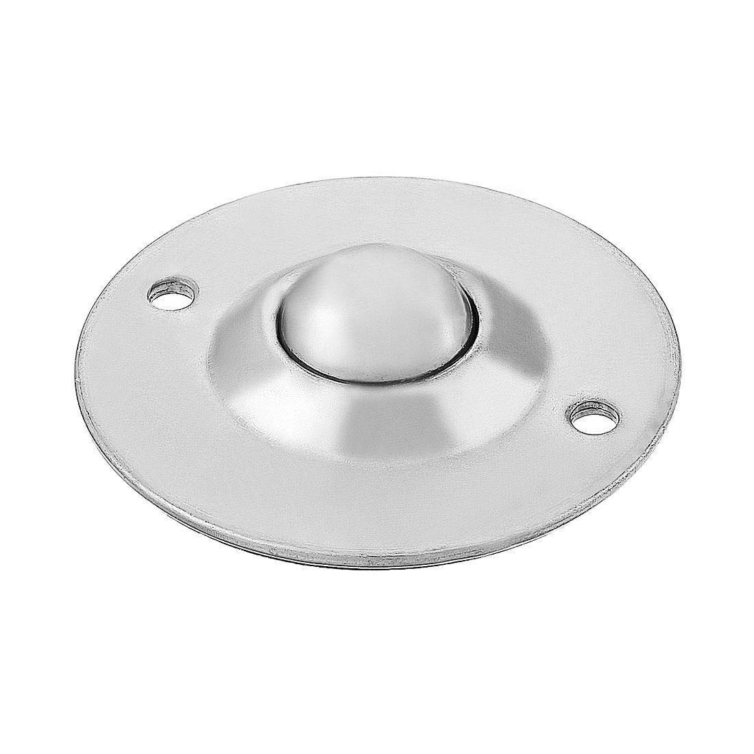 Kugelrollen, 10 Stück/Los CY-25B, Lochdurchmesser 5 mm/0,2 Zoll, Flansch-Förderband-Transferlager, Rollenkugeleinheit aus Kohlenstoffstahl, Förderrollenräder, Industrierollen