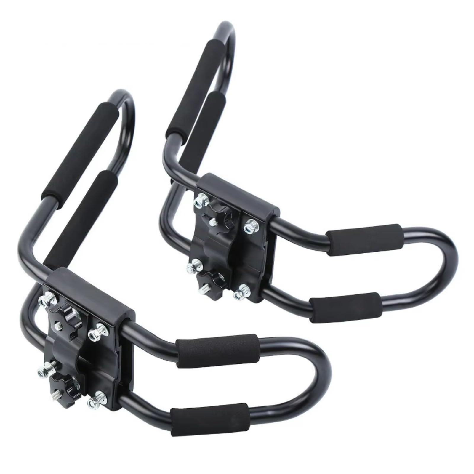 Dachträger Kajakträger Gepäck-/Kanuträger Auto-LKW Top-Mount-J-Bar-Halter Querstange LKW Mit Riemen Schaumstoffschutz 2/4 Stück(2 pcs)