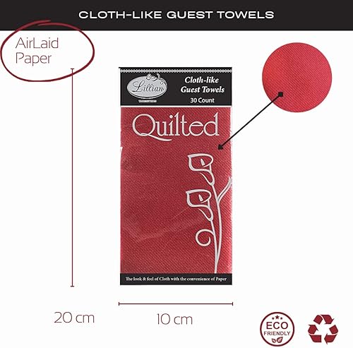 Miniatura 4 de Servilletas desechables de tela de lino como toallas de mano, toallas de invitados, suaves y absorbentes, servilletas de papel acolchadas de alta