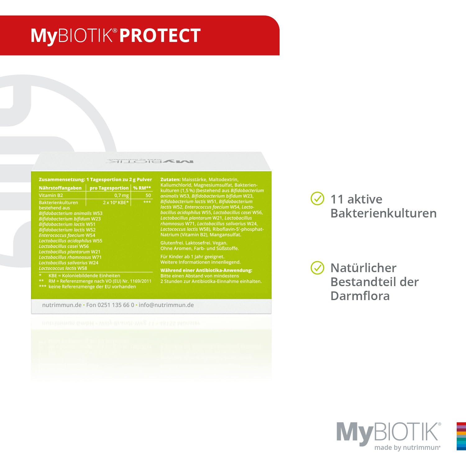 MyBIOTIK Protect Tagesportionen Pulver, 30 Sztuka Torba