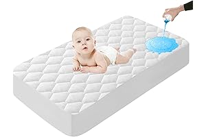 Lunsing Crib Mattress Protector: Premium Waterproof Comfort