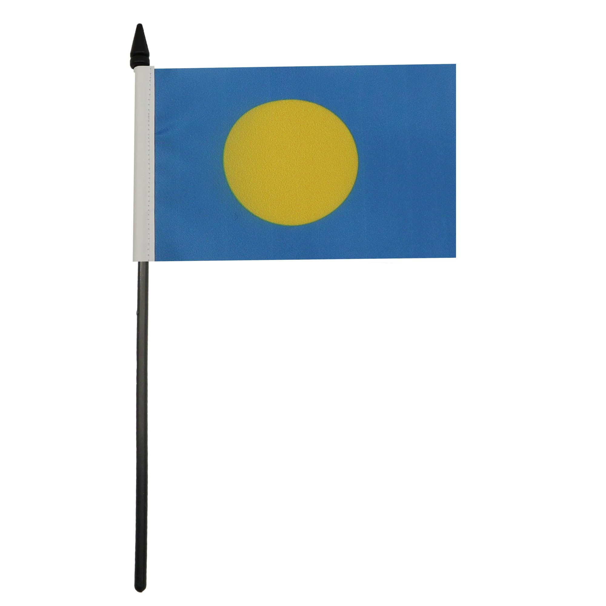 AZ FLAG, Palau Table Flag 4'' x 6'', Palauan Office Mini Banner 100% Polyester 15 x 10 cm - Image 3