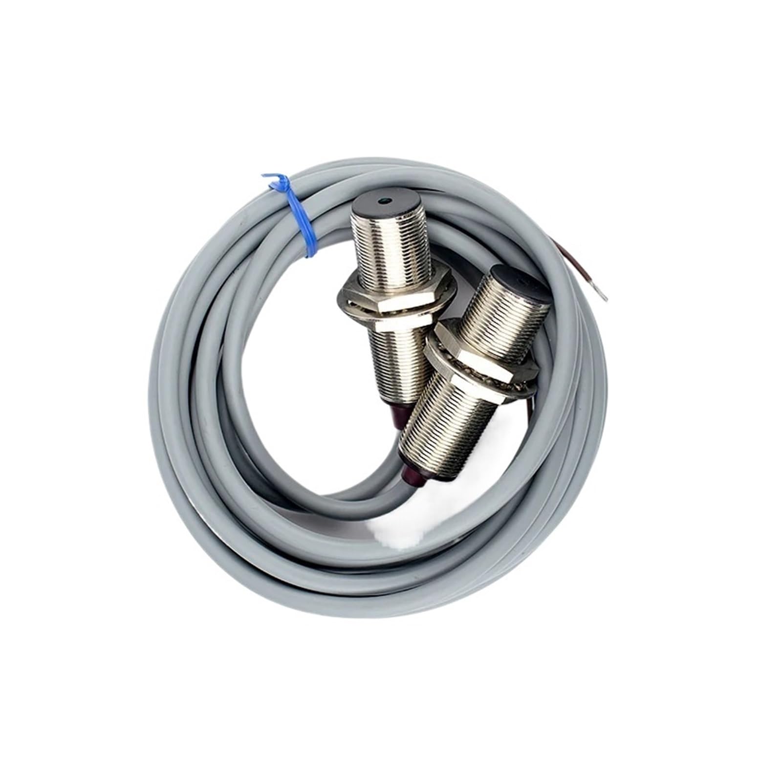 Sensor fotoeléctrico de infrarrojos Sensor de interruptor fotoeléctrico de haz cilíndrico M18, punto de inducción de luz visible infrarroja de 2mm(LM18-T50MNC)