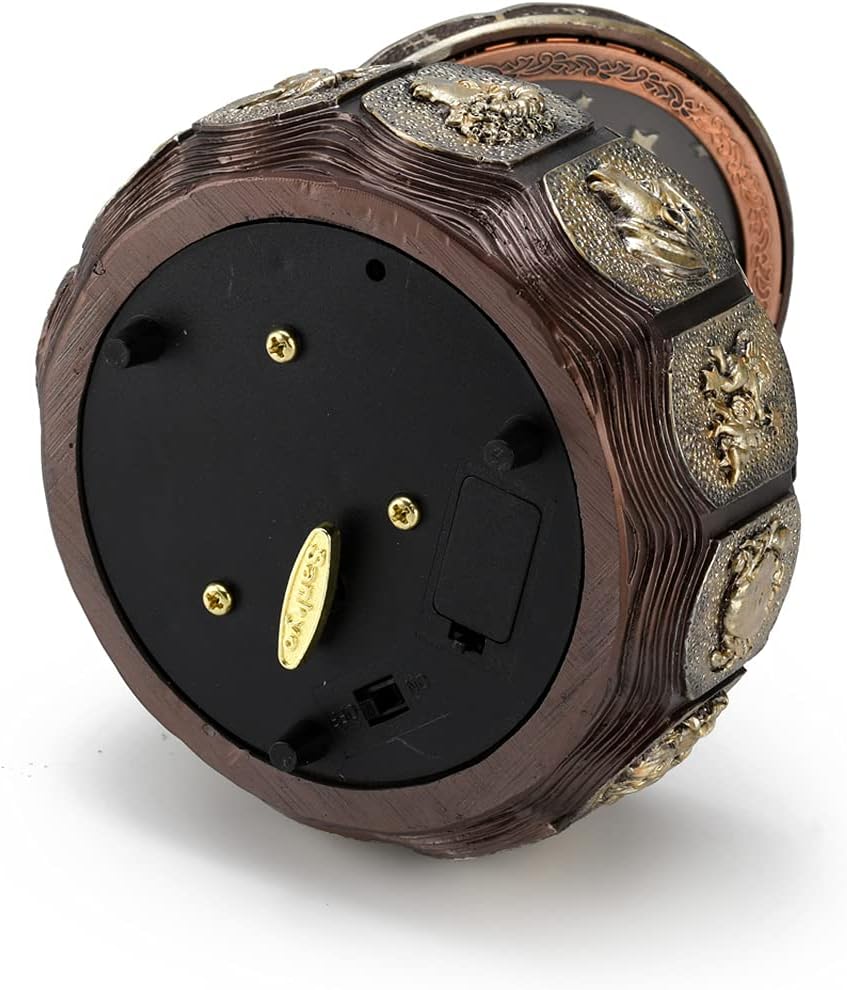 Old World Astrology Zodiac Themed Animated Musical Trinket Keepsake - Many Songs to Choose - Rainbow Connection