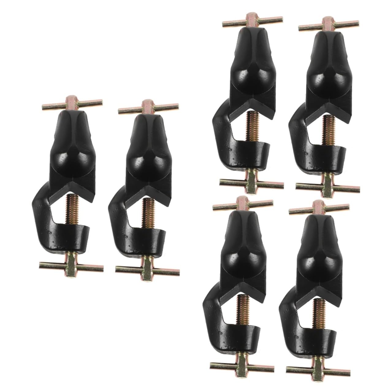 Zerodeko 3 Set Clip Croce in Lega Di Zinco Supporto Per Morsetto Per Supporto Da Laboratorio Porta Morsetto Da Laboratorio Porta Pinza Per Laboratorio Regolabile Dovere Bachelite 2 Pezzi*3