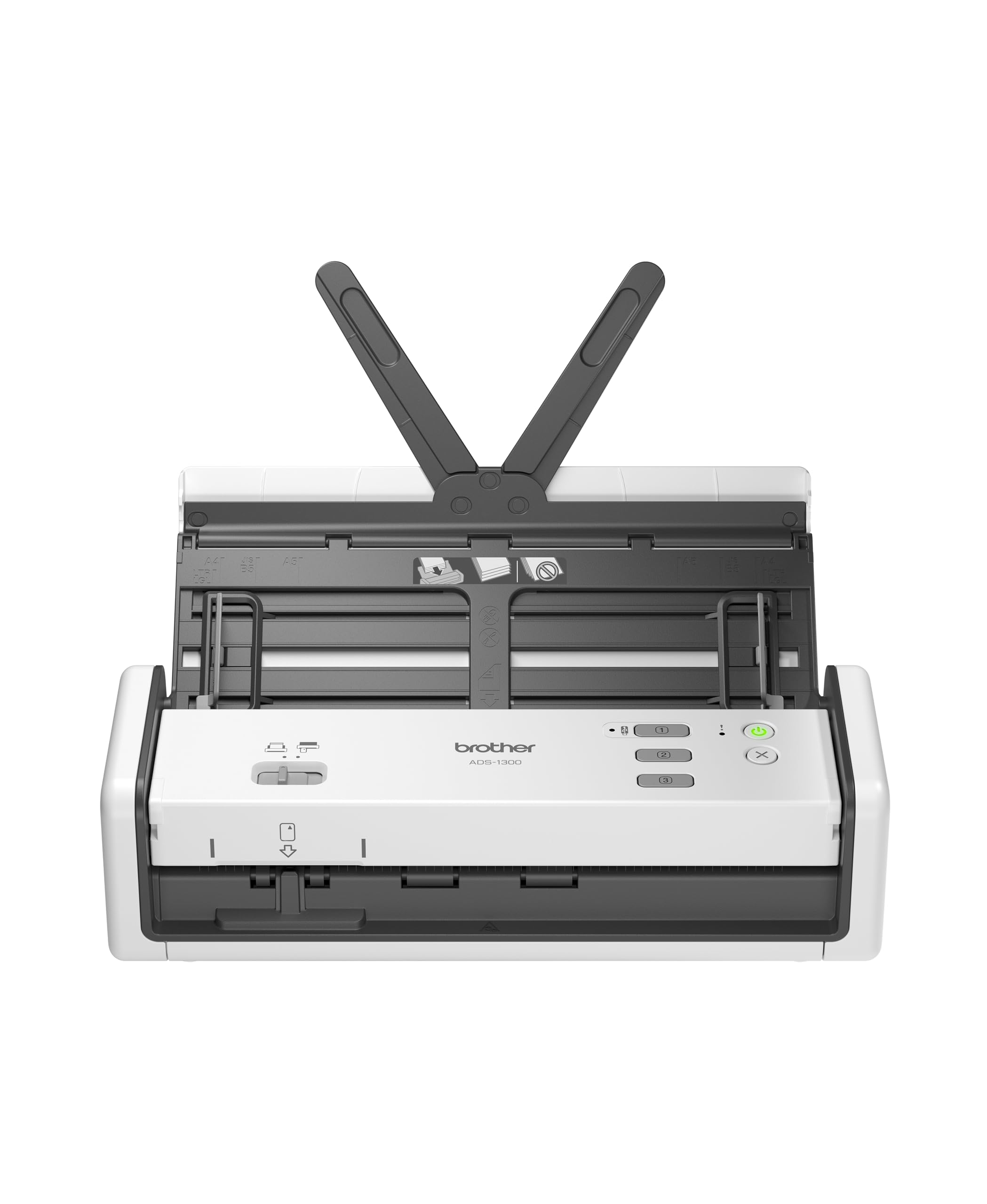Brother ADS1800W Portable Document Scanner | 20 sheet ADF |ID card slot |Touchscreen|Supporting app |OCR and PDF software included | UK Plug — view 9