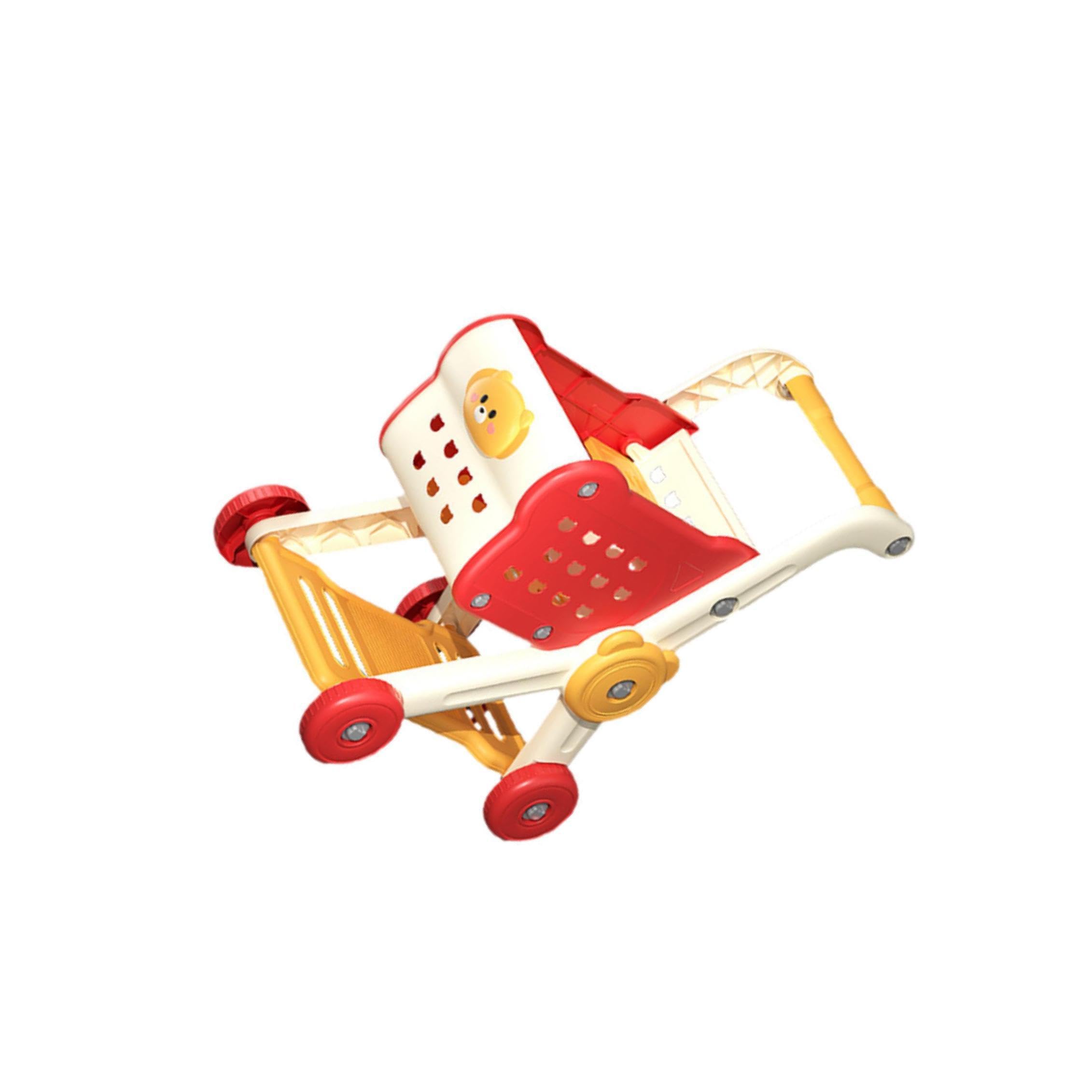 Carrello della spesa Giocattoli per bambini Divertimento educativo Mini carrelli della spesa Esperienza di stoccaggio interattiva Carrello a mano del