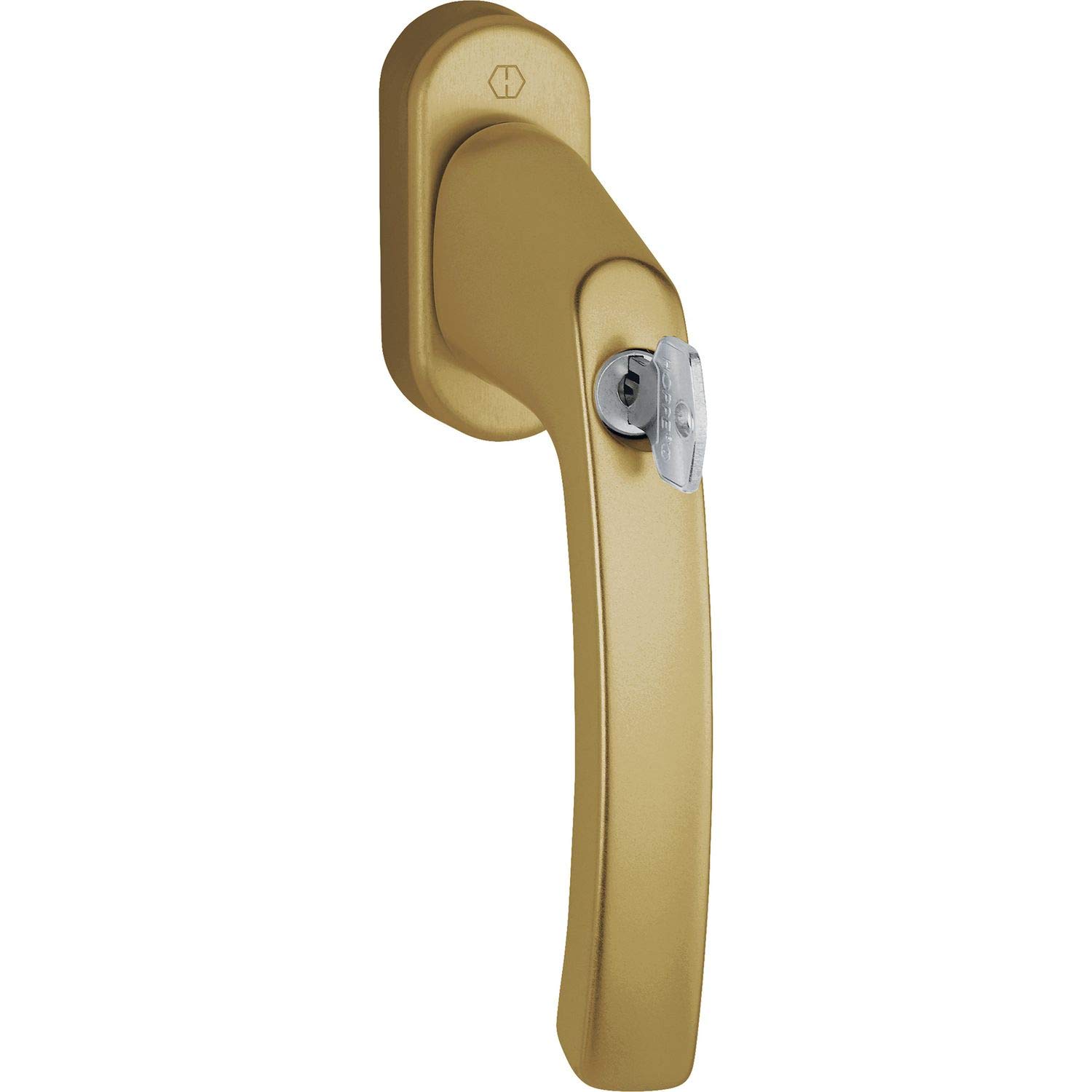 Hoppe LIÈGE-Secu100 11780630 Window Handle Push Button Cylinder 7 x 40 cm Anodised Bronze