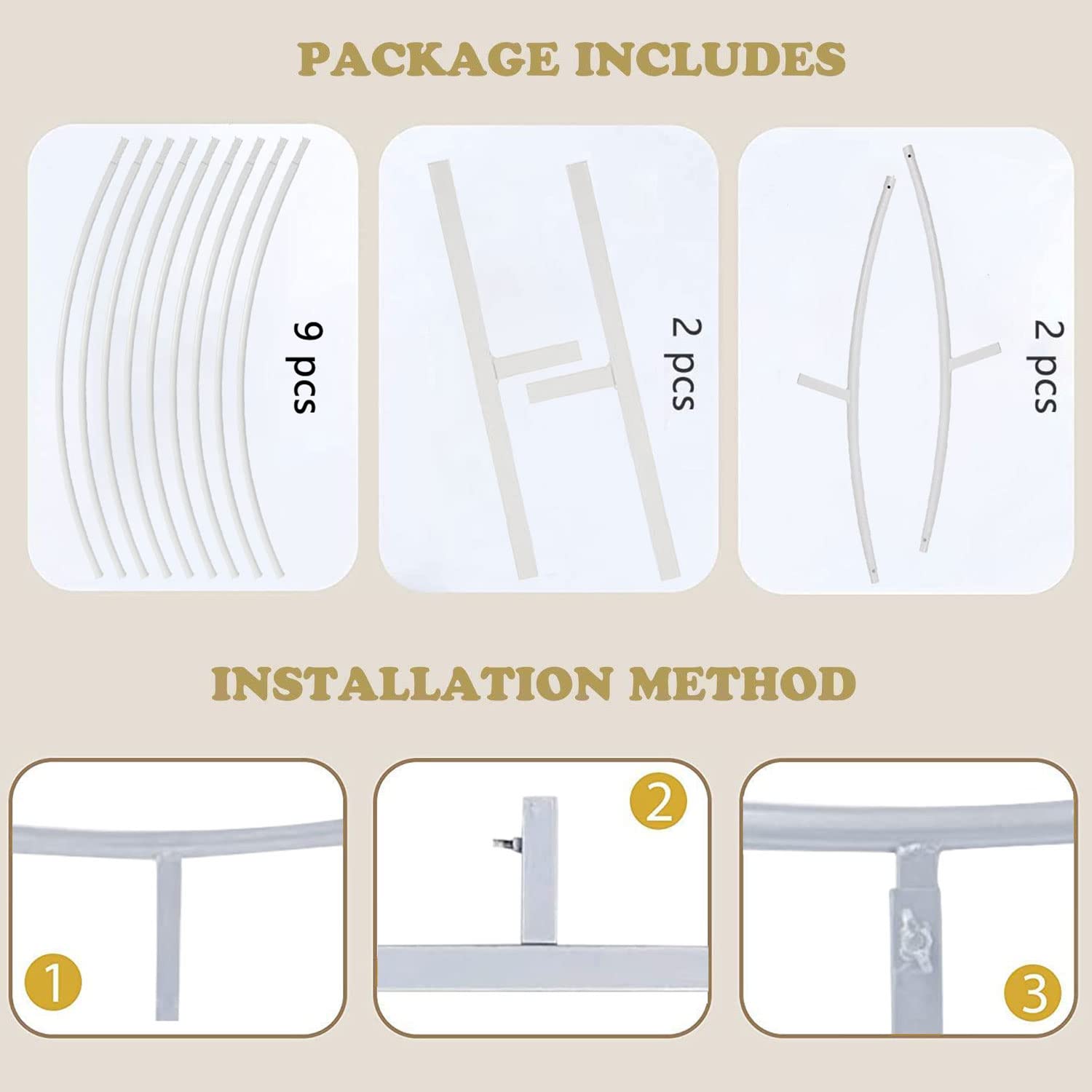 1.8M Metall Luftballon Bogen Kit,DIY Gebogene Bögen,Eisen Hochzeitsbogen,DIY Metall Runde Ballon Bogen Girlande,Runder Ring Ballonbogen Kit,Blumen Deko für Geburtstag Party,Hochzeit,Weihnachten