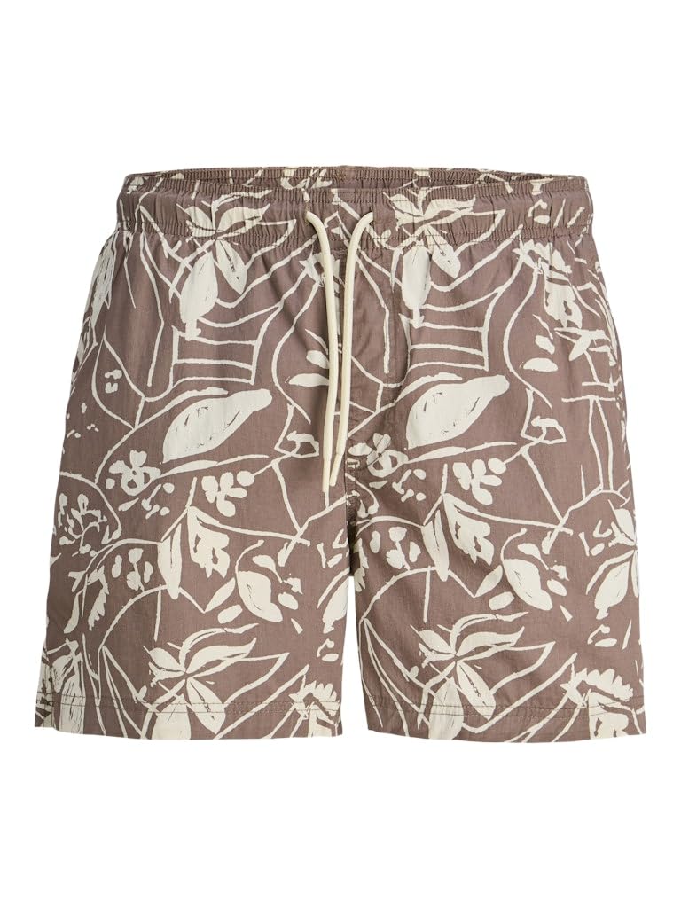 Jack & Jones Jpstmaui Jjswim Vintage AOP AKM, Deep Taupe, M