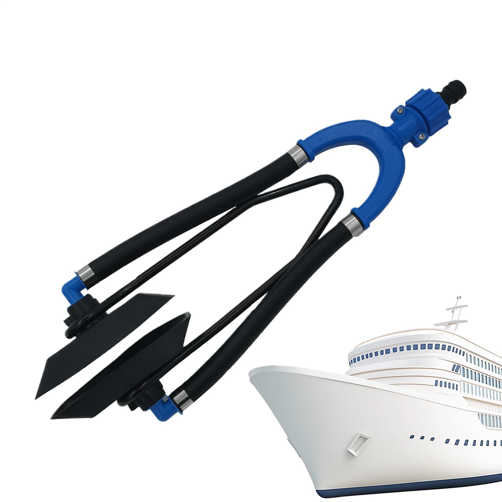 Orejeras de Motor fueraborda | Descarga sellada | Orejeras de Agua para Barco con en Forma de U | para Mantenimiento del Motor, de refrigeración de Agua Marina Dulce en Invierno