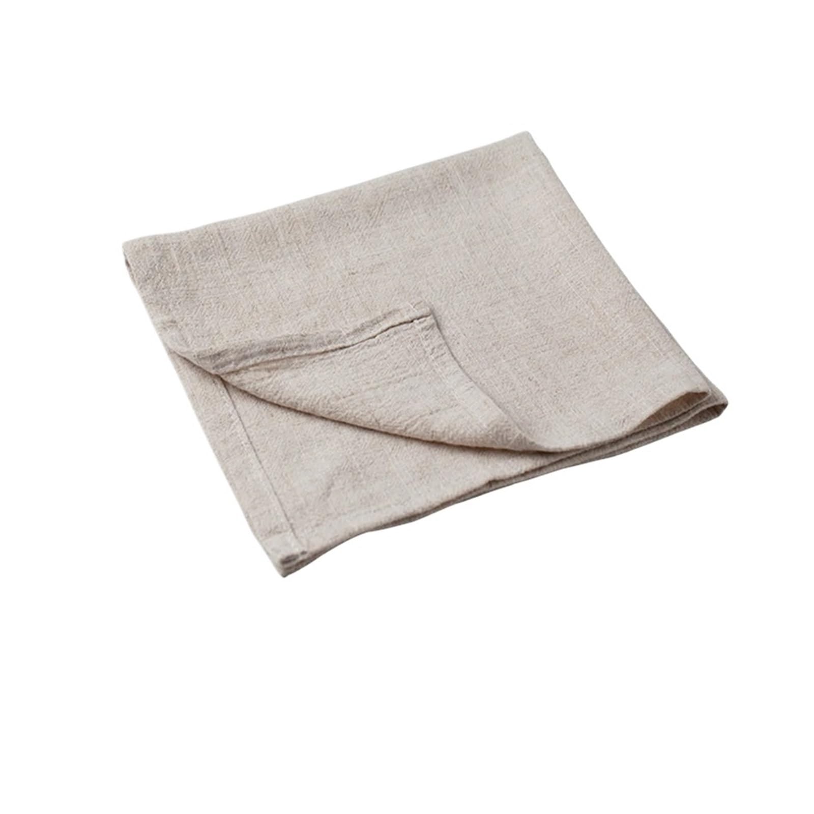 Tovaglioli Stoffa Tovaglioli da sposa in lino di cotone 12 pezzi 40X40 cm Asciugamano tavola cucina, panno morbido, riutilizzabile for decorazioni for feste compleanno(Color 2)