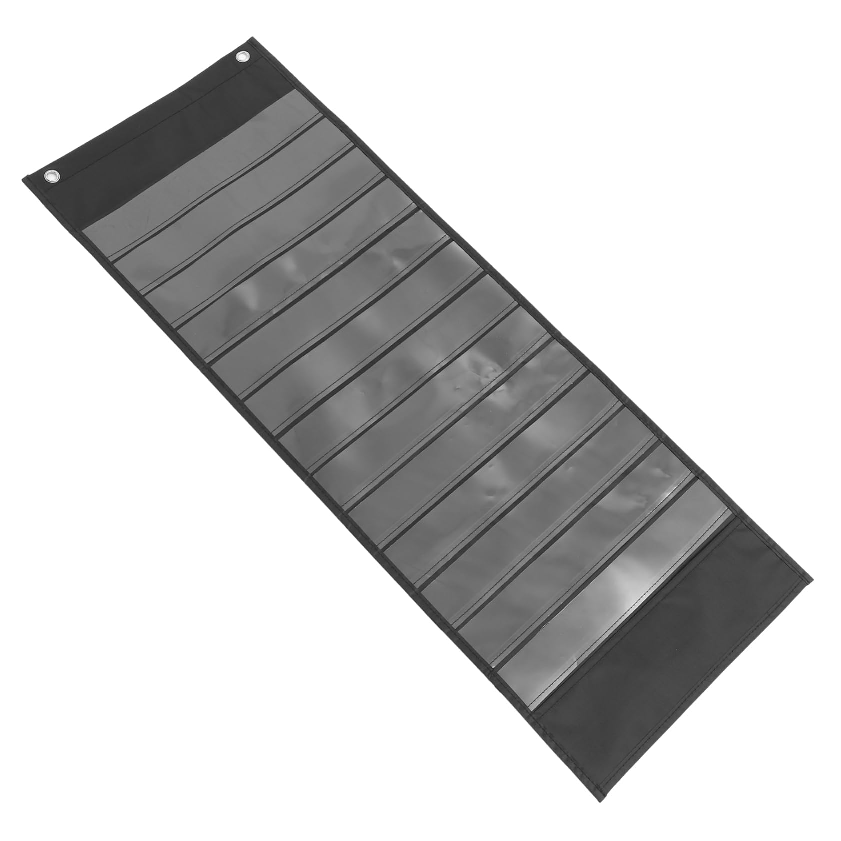 Happyyami Oxford Cloth Door Back Hanging Bag Portable Multi Layer File Organizer for Home Office School S Black Oxford Material for Magazines Books Documents Storage