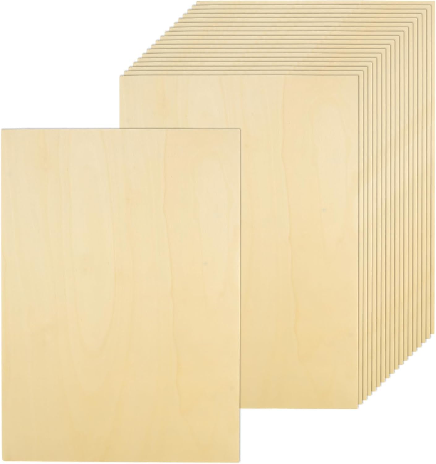 15 Sperrholzplatten 2mm – 300x400 Mm, Lindenholz, Für Laubsäge, Brandmalerei & DIY-Projekte