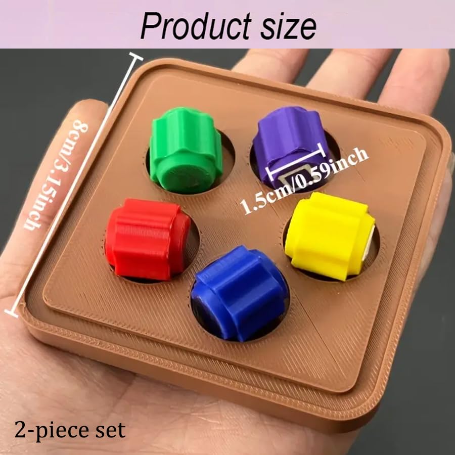 LEERMEIZI Gioco tradizionale coreano, Gonggi Korean Game, Set di gioco Gonggi, Gonggi Jack Stone Pebbles Set, pietre Gonggi, jack coreani Gonggi, gioco tradizionale coreano Gong Gi (10Pcs + 2Base